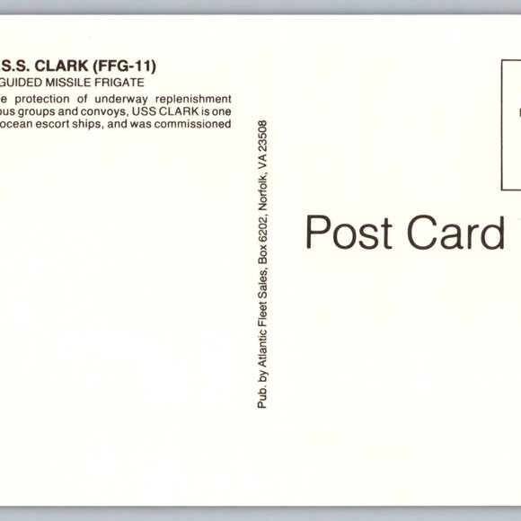 Postcard  Unposted  Warships [Frigates] Lot of 8 Historic Collection #1170 - Picture 2 of 16